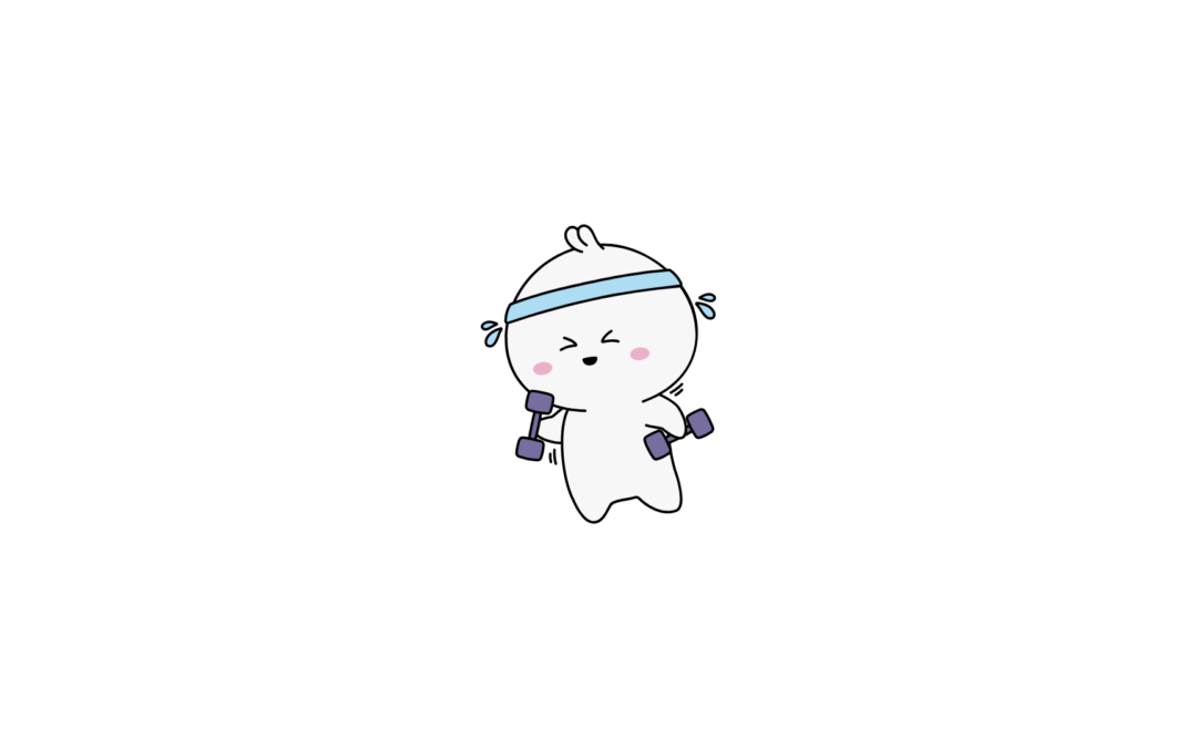 Kawaii fitness icon