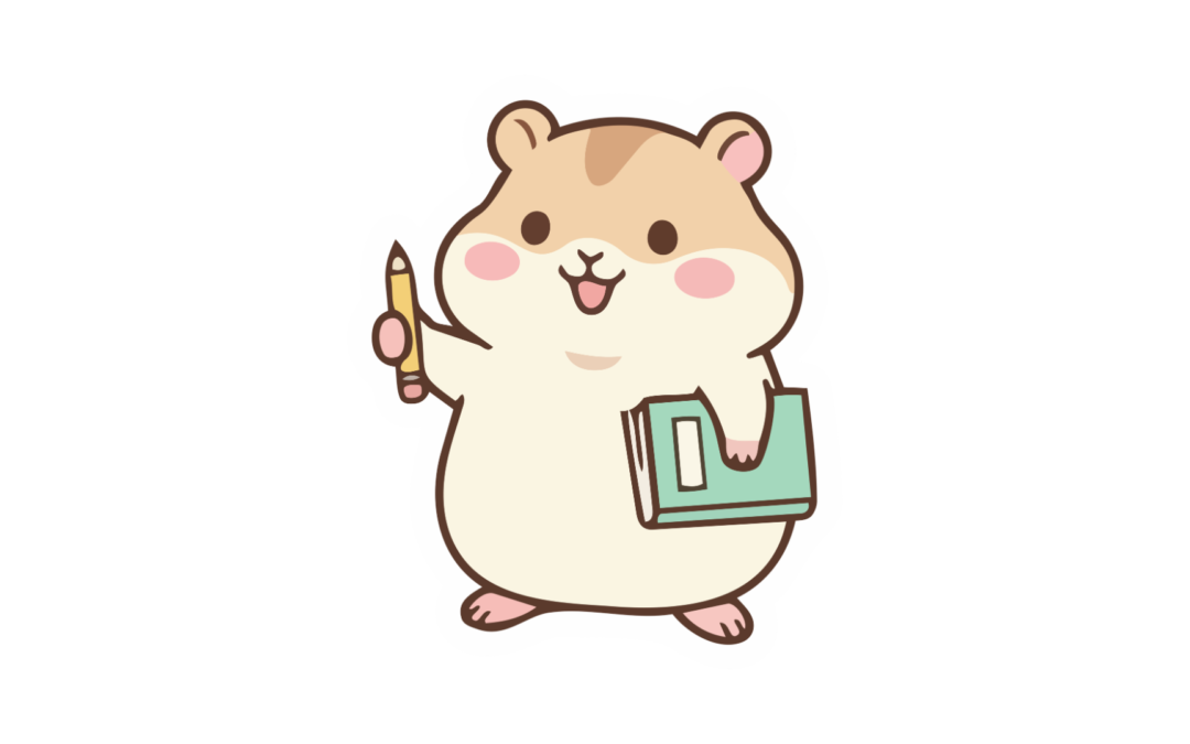 Kawaii education icon