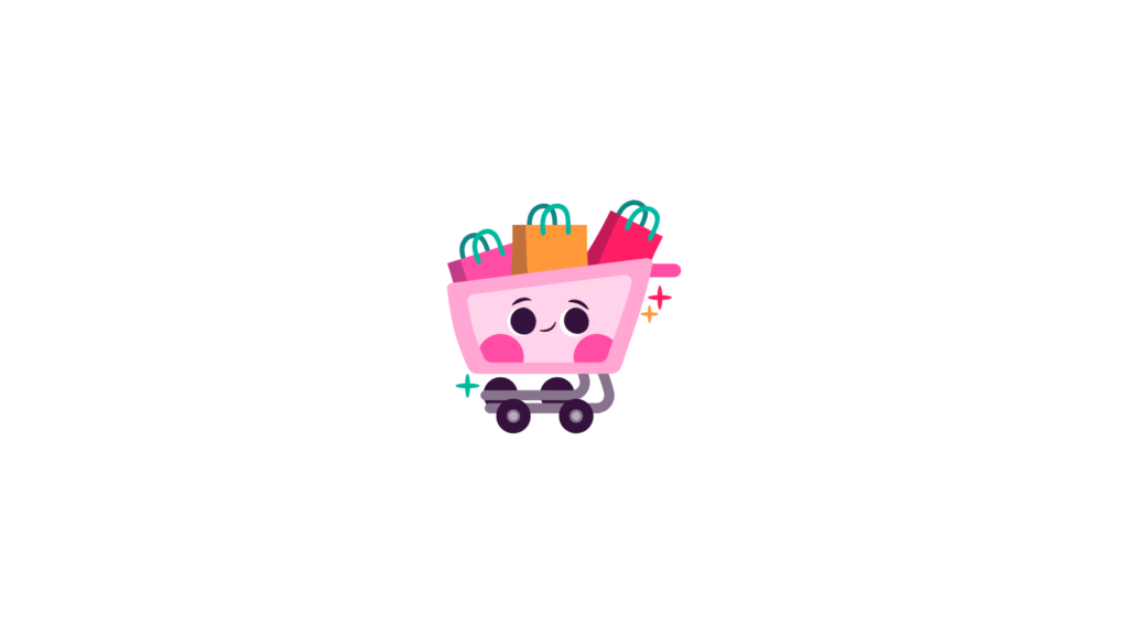 Kawaii ecommerce icon