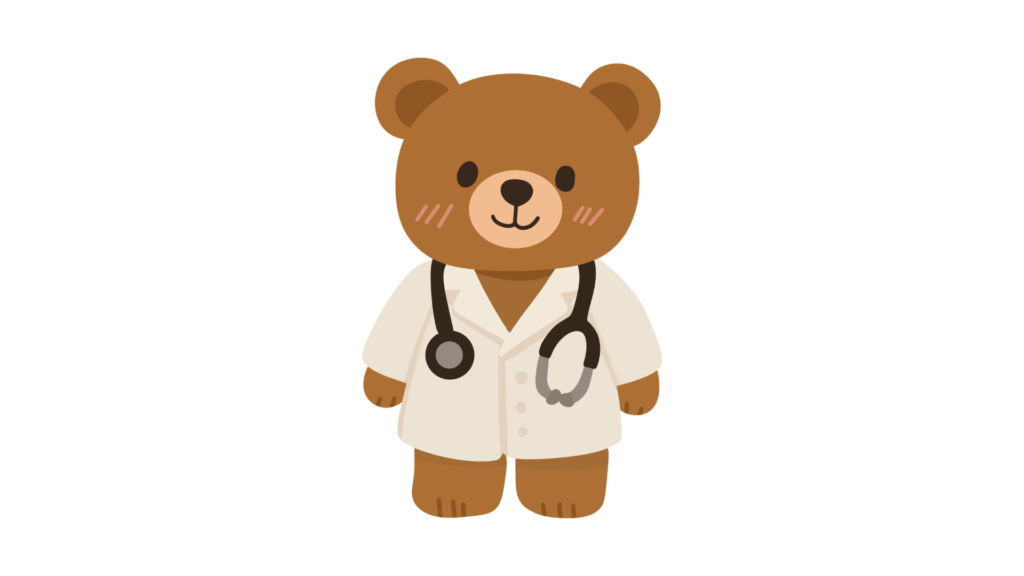Kawaii healthcare icon