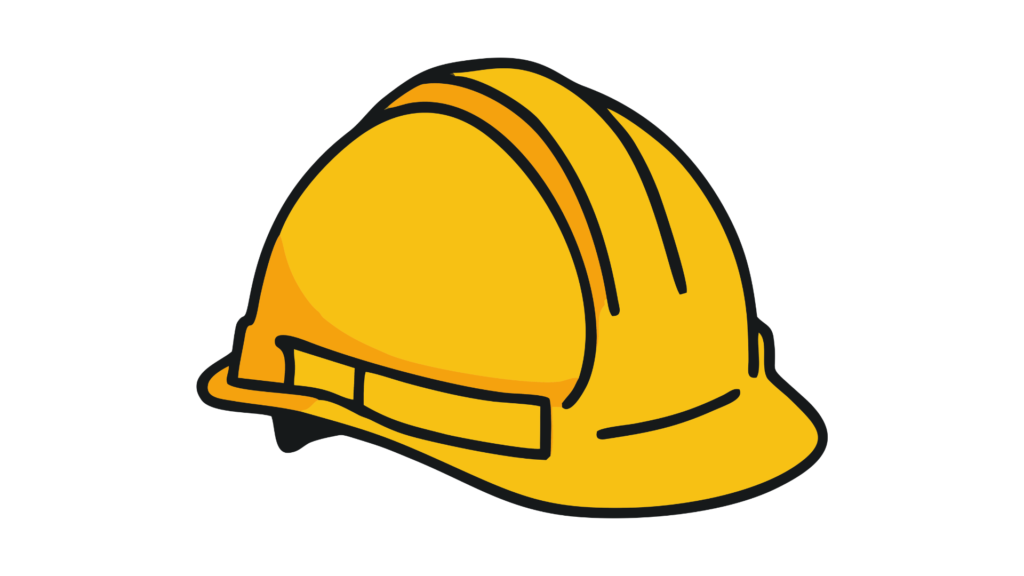 Kawaii construction icon