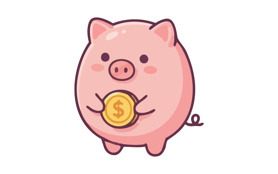 Kawaii financial services icon