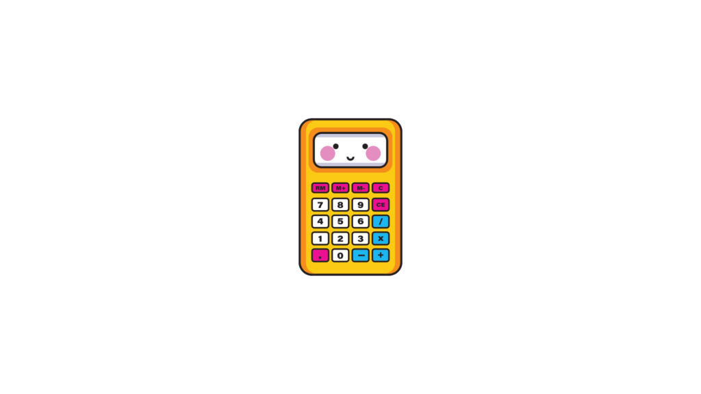 Kawaii accountant icon