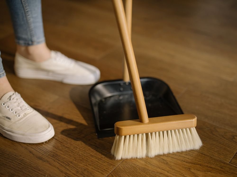 Professional floor cleaning and sweeping