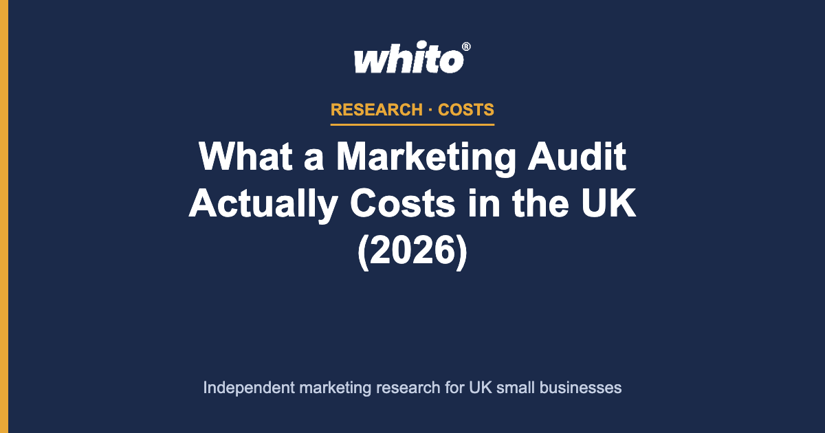 What a Marketing Audit Actually Costs in the UK (2026)