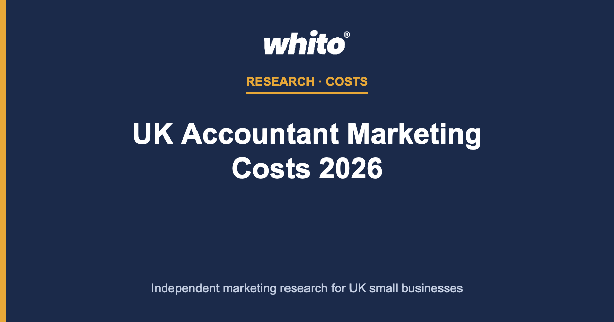 UK Accountant Marketing Costs 2026