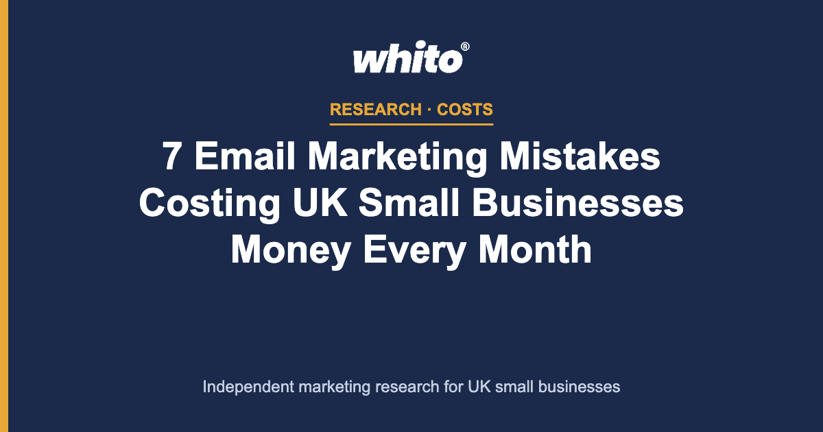 7 Email Marketing Mistakes Costing UK Small Businesses Money Every Month