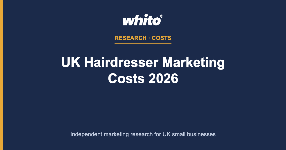 UK Hairdresser Marketing Costs 2026