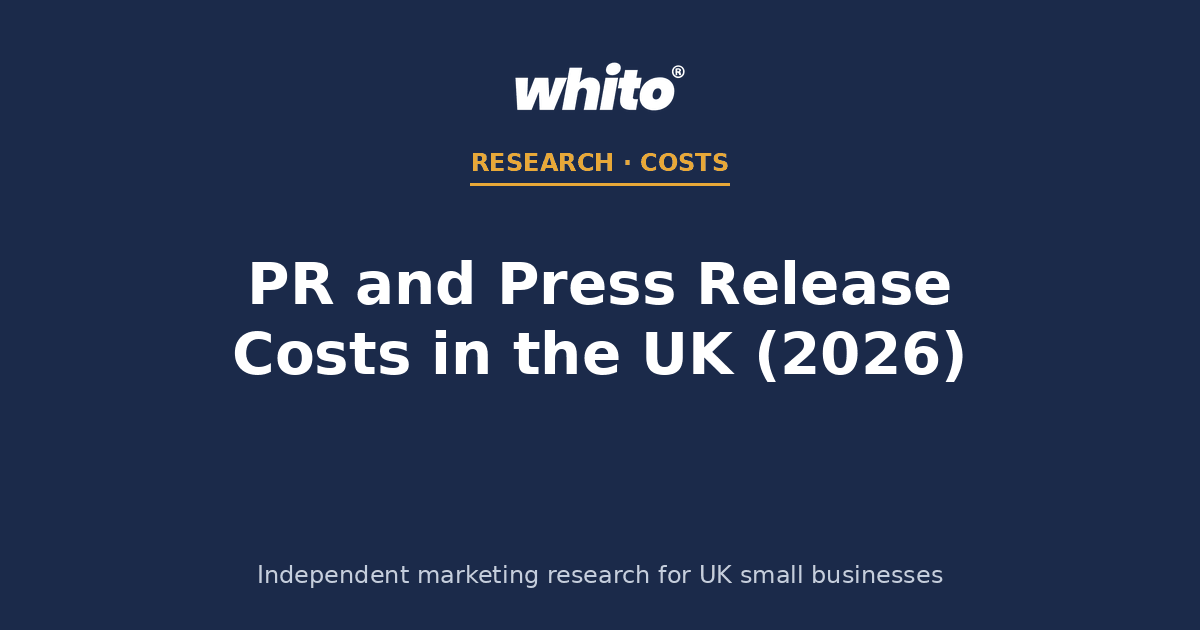 PR and Press Release Costs in the UK 2026