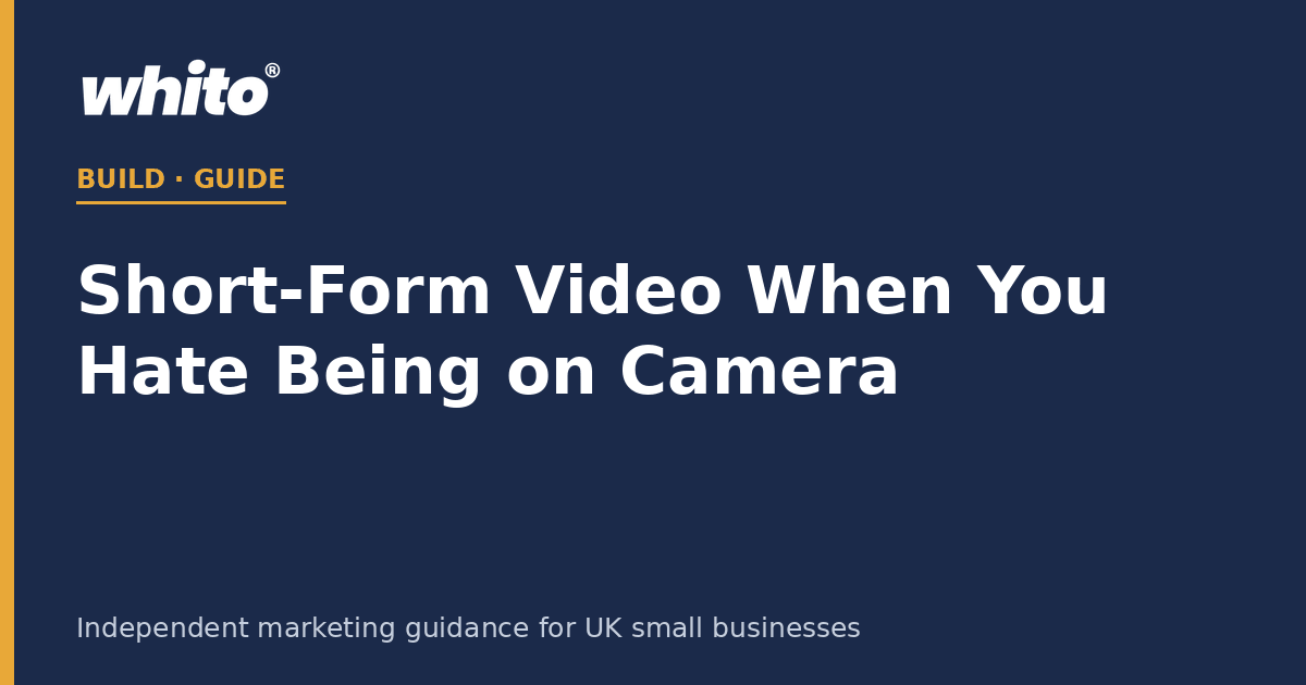 Short-Form Video When You Hate Being on Camera