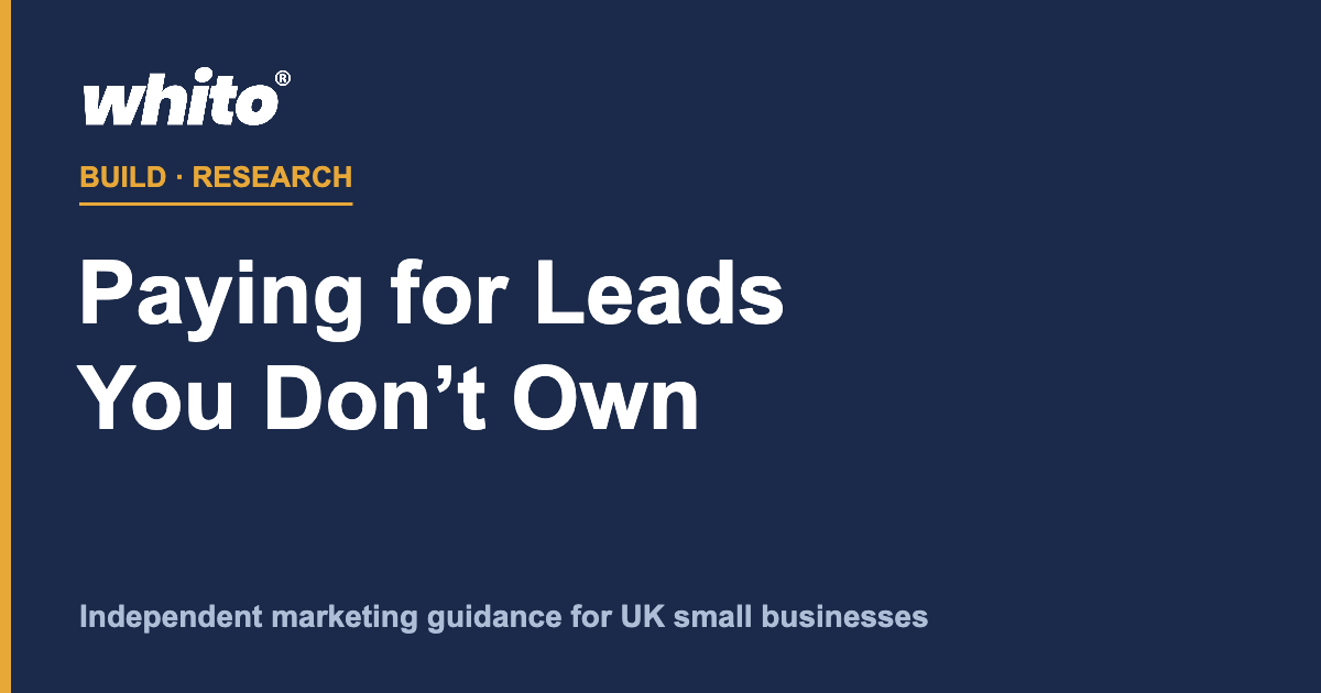 UK tradespeople pay lead platforms for shared leads they do not own