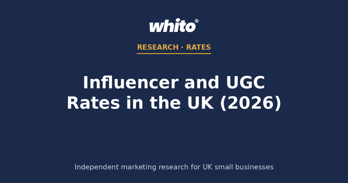 Influencer and UGC Rates in the UK 2026