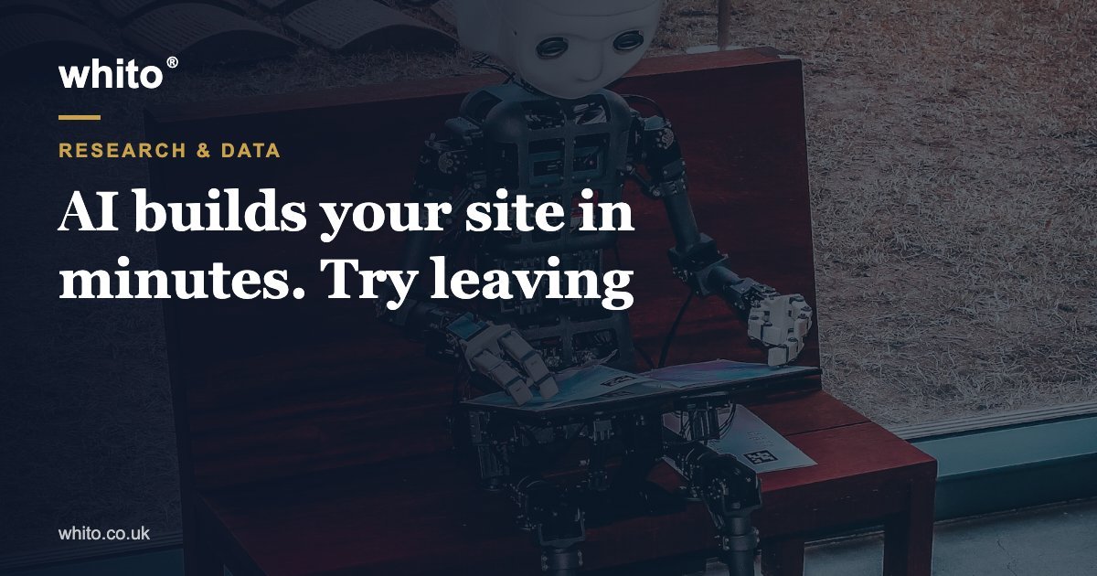 Whito research: the AI website builder exit test