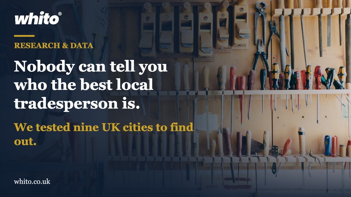 Nobody can tell you who the best local tradesperson is. We tested nine UK cities to find out.
