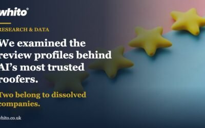 We examined the review profiles behind AI’s most trusted roofers. Two belong to dissolved companies.