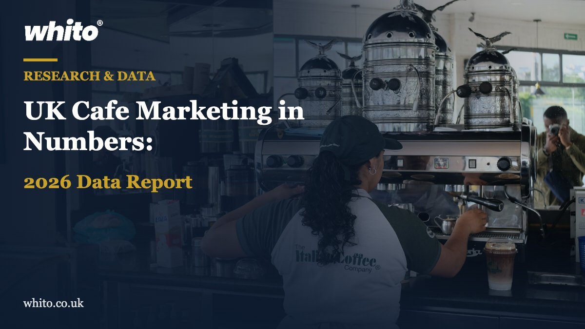 Whito research featured image: UK Cafe Marketing in Numbers: 2026 Data Report