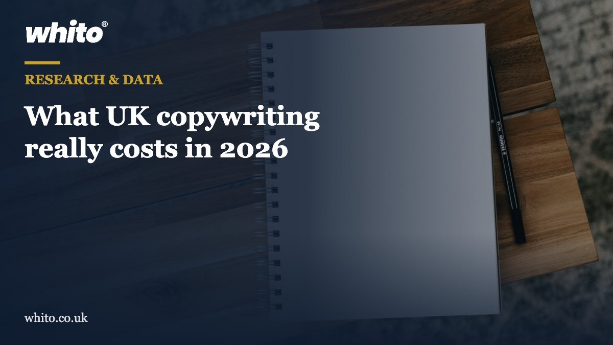 Whito research featured image: What UK copywriting really costs in 2026