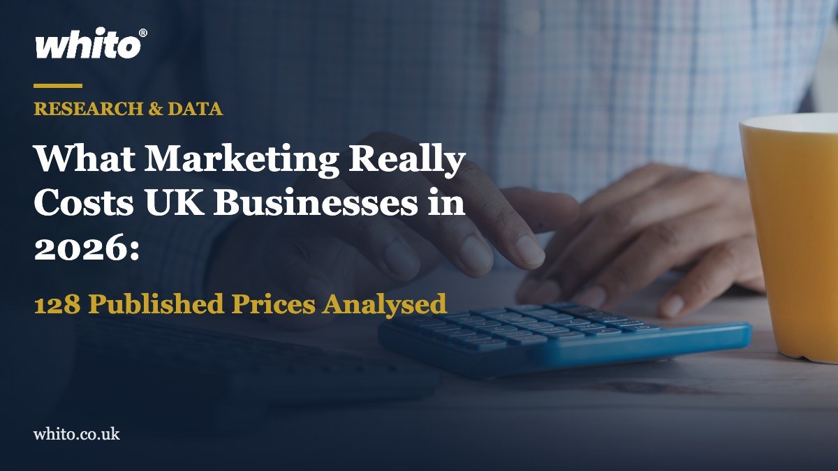 What Marketing Really Costs UK Businesses in 2026: 128 Published Prices Analysed