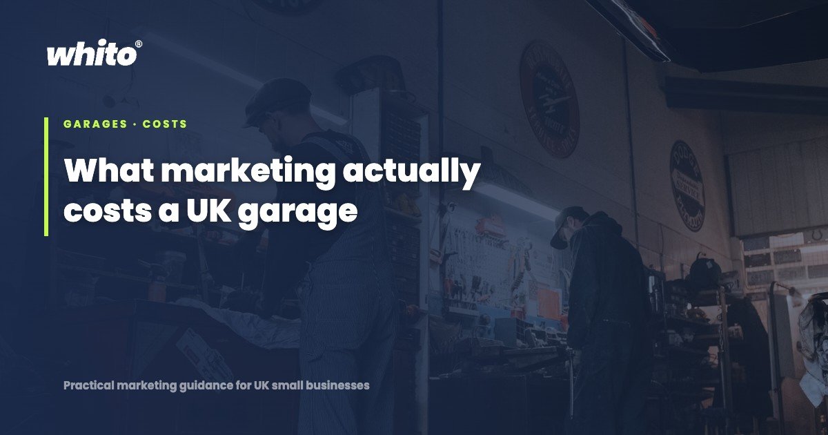 What marketing actually costs a UK garage