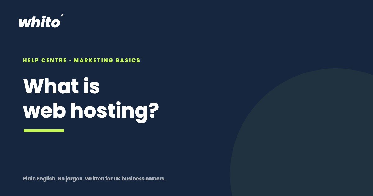 What is web hosting? Whito Help Centre explainer