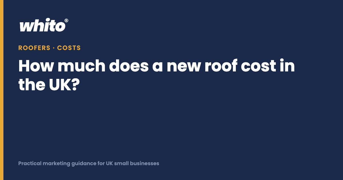 How much does a new roof cost in the UK?