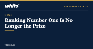 Whito news: ranking number one is no longer the prize