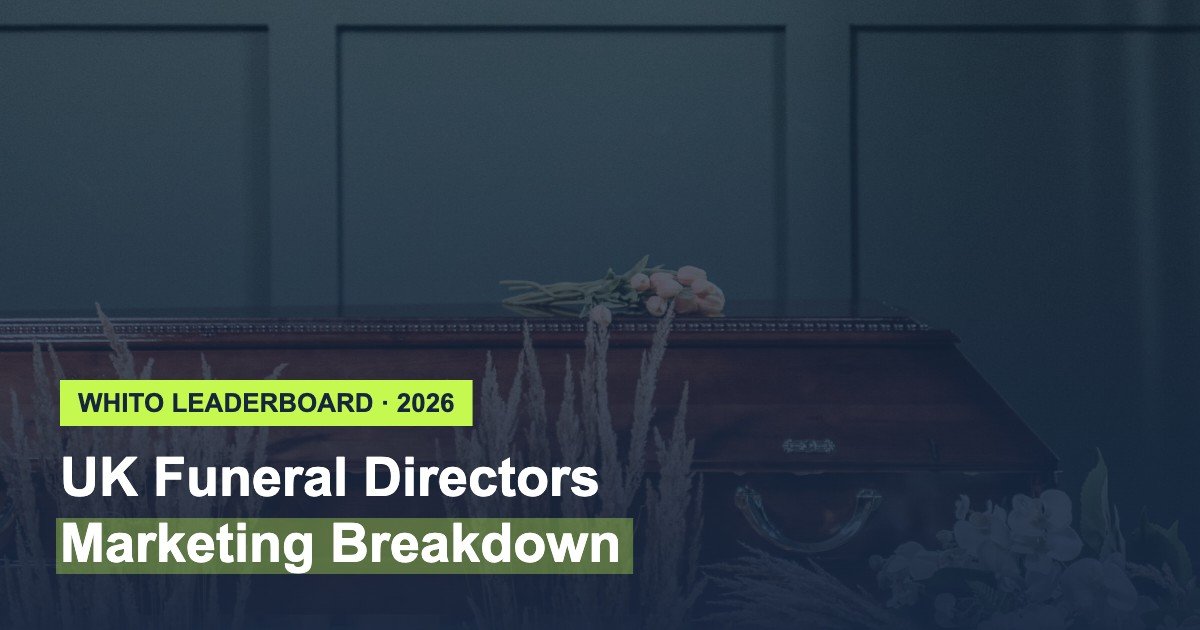 UK funeral directors marketing leaderboard 2026, candles and flowers in a serene setting