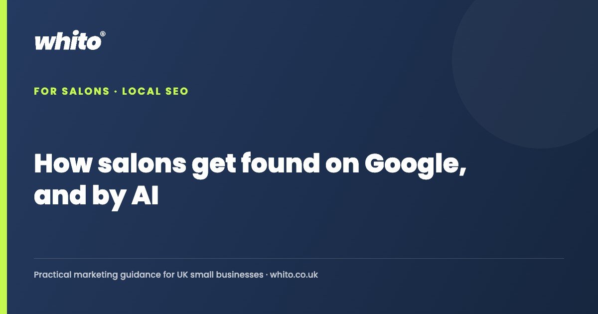 How salons get found on Google, and by AI