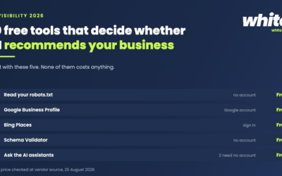 The 10 Free Tools Every UK Small Business Needs for AI Visibility (2026)