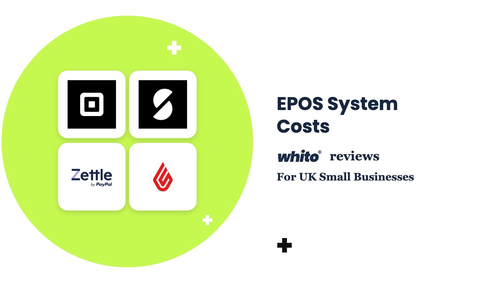 Square, Sumup, Zettle, Lightspeed logos – EPOS System Costs, reviewed by Whito for UK small businesses