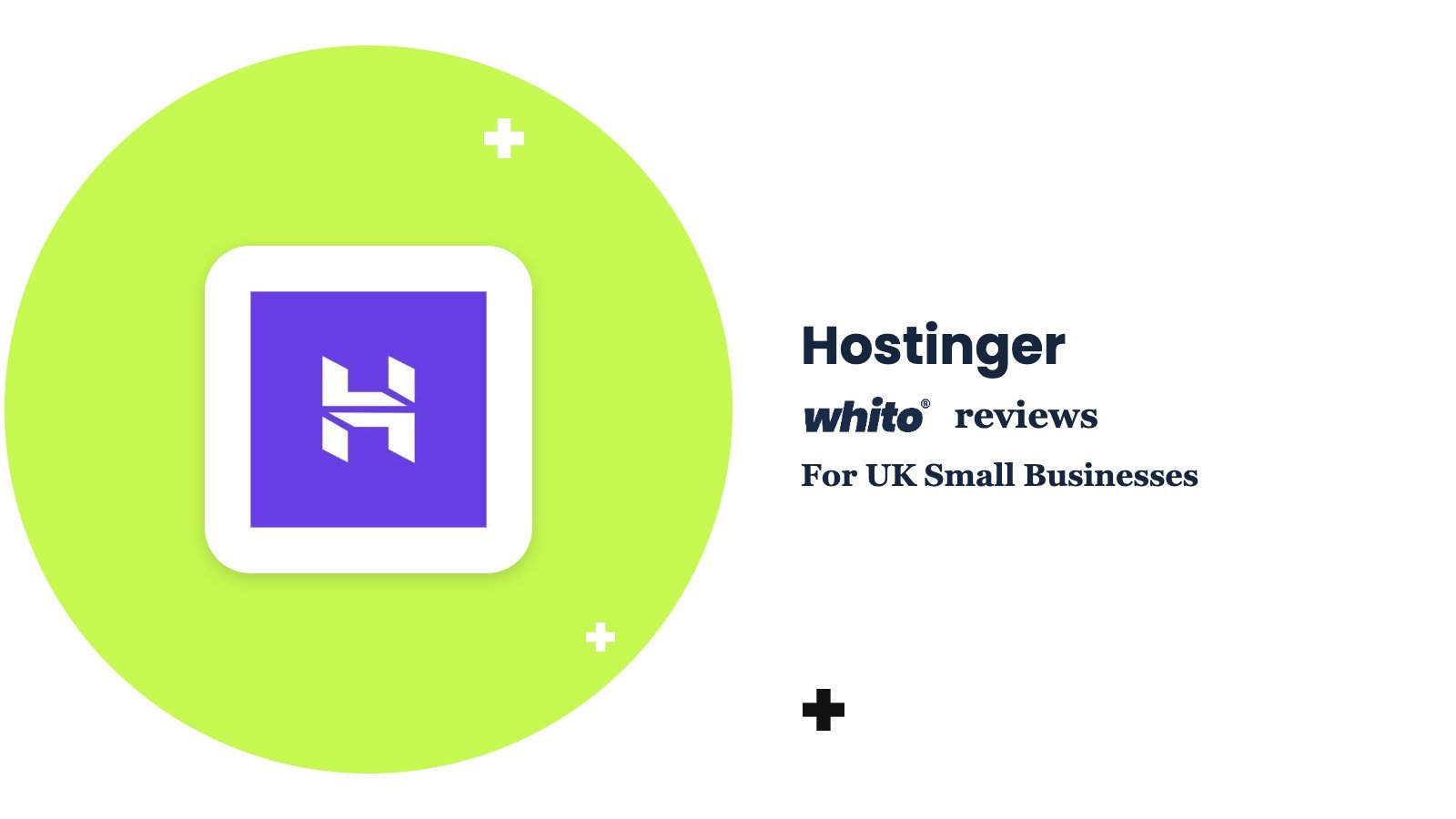 Hostinger logo – Hostinger, reviewed by Whito for UK small businesses
