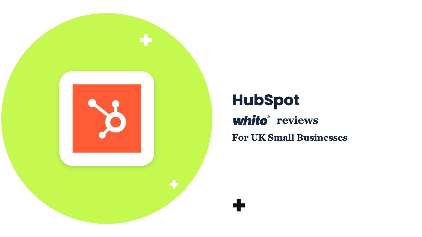 HubSpot logo – HubSpot, reviewed by Whito for UK small businesses