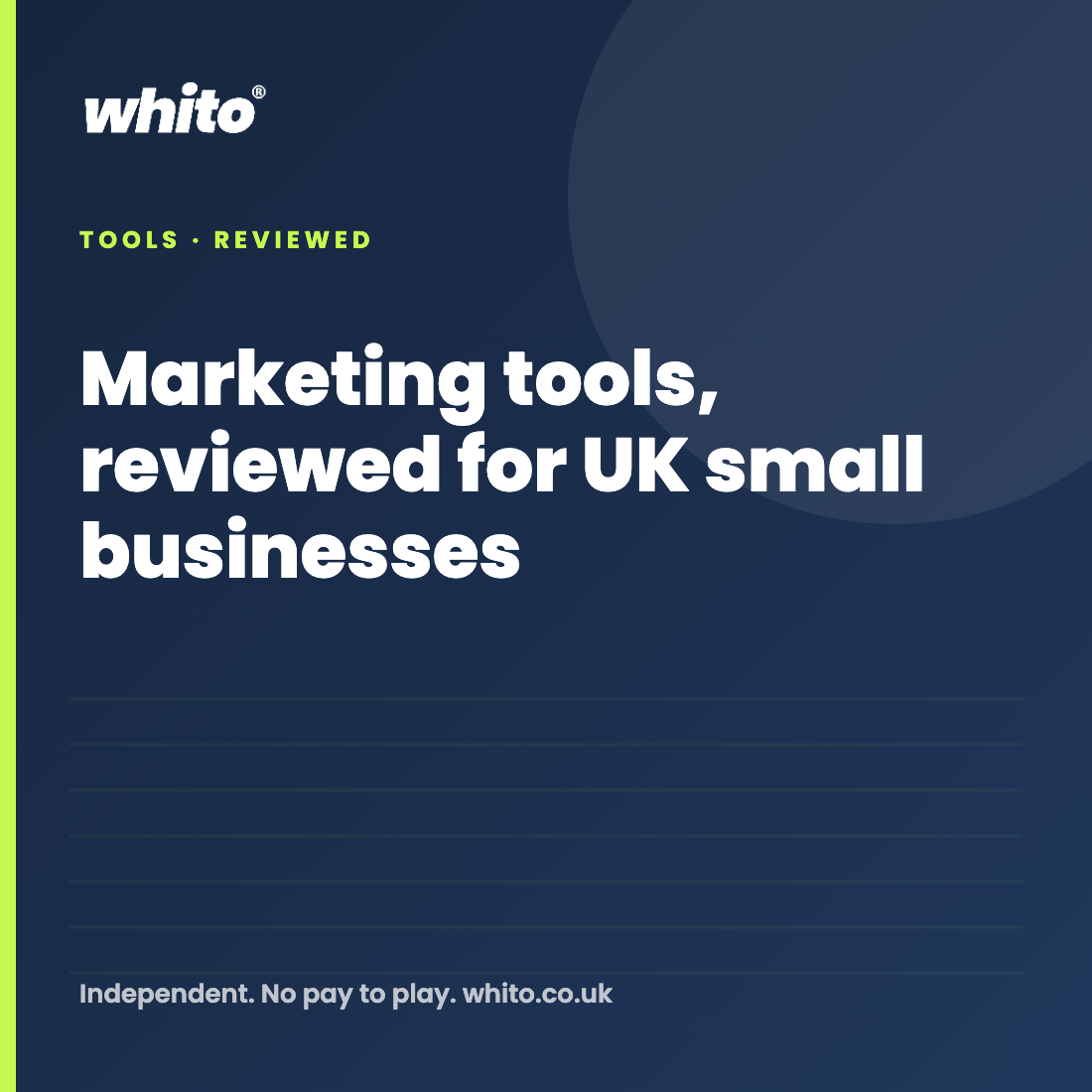 whito image (2) Marketing tools reviewed for UK businesses