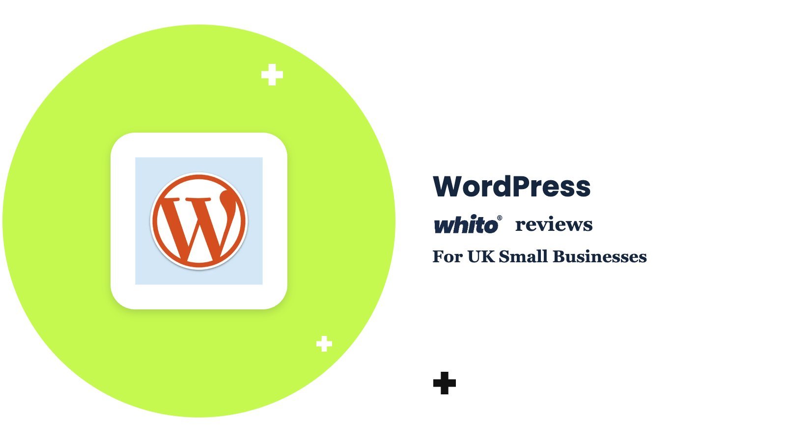 WordPress logo – WordPress, reviewed by Whito for UK small businesses