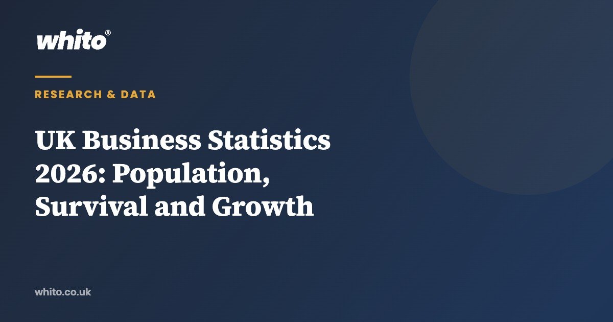 UK Business Statistics 2026: Population, Survival and Growth — Whito