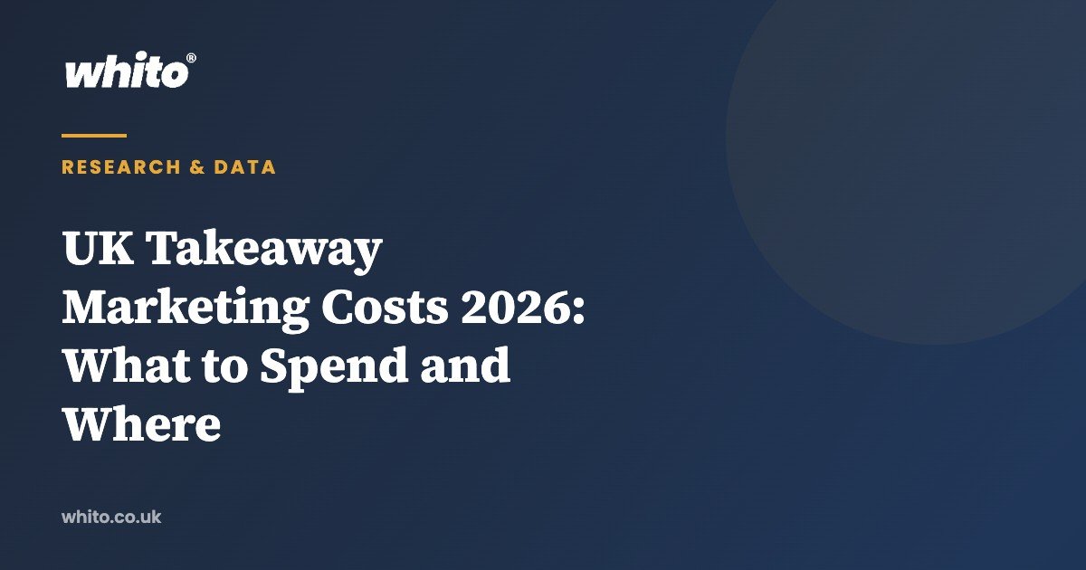 UK Takeaway Marketing Costs 2026: What to Spend and Where — Whito