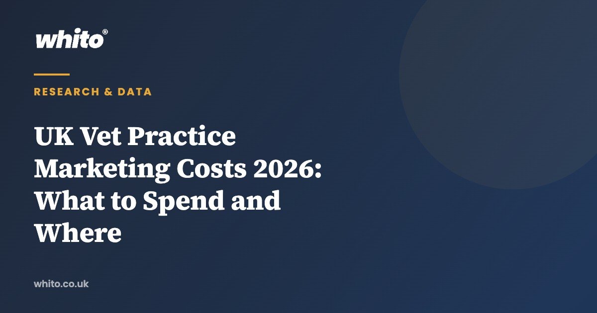 UK Vet Practice Marketing Costs 2026: What to Spend and Where — Whito