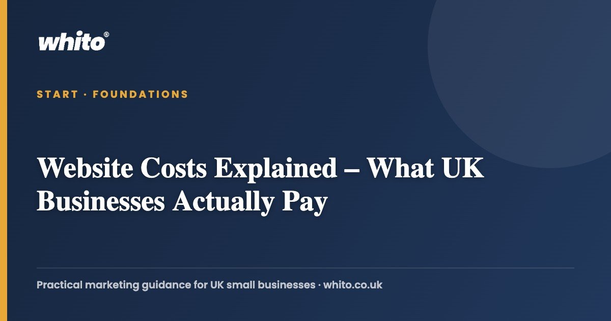 Website Costs Explained – What UK Businesses Actually Pay — Whito