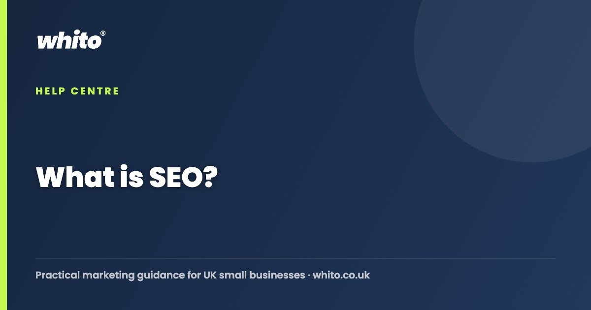 What is SEO? — Whito