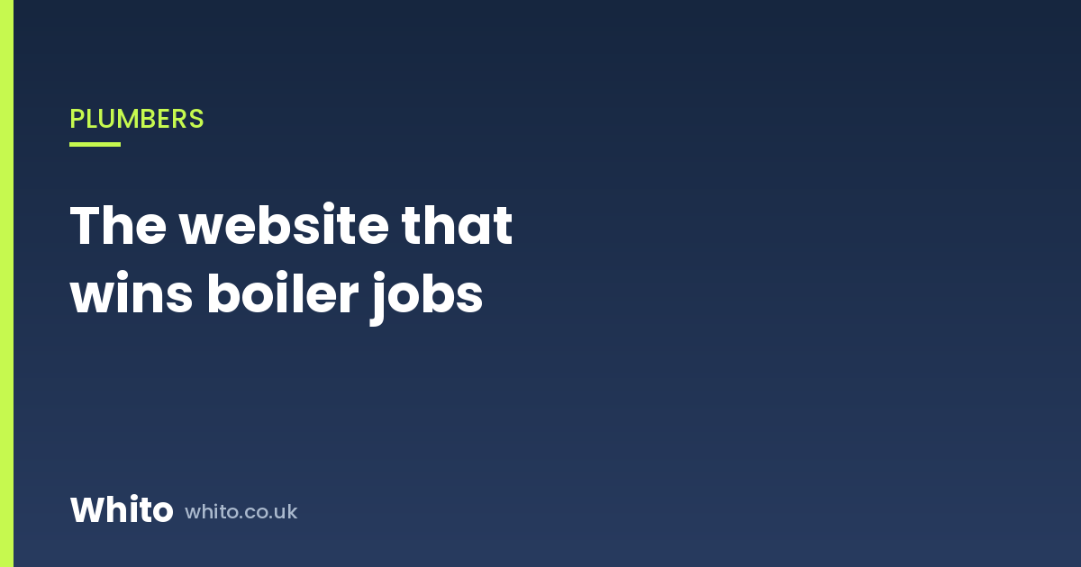 How to Get a Plumbing Website Live Before Boiler Season Eats You Alive