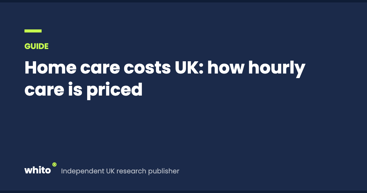 Home care costs UK: how hourly care is priced