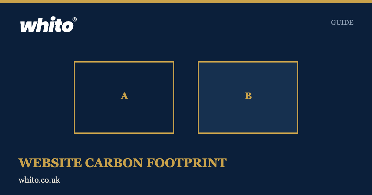 Concept diagram card for Two pest control firms, same city. One website emits 44 times more carbon. Guess which loads faster.