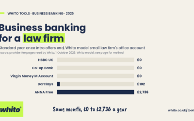 Business Bank Account for Solicitors UK: Fees Priced, 1 October 2026