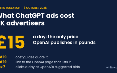 What ChatGPT Ads Cost UK Advertisers: OpenAI Publishes One Price in Pounds (October 2026)